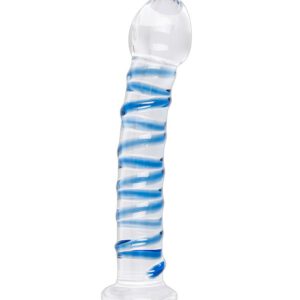 Arts Clair Bleu Majestueux: Glas-Dildo