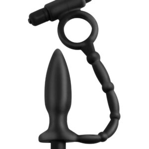 Anal Fantasy Ass Kicker: Vibro-Analplug mit Vibro-Penisring