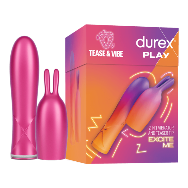 Tease & Vibe - 2 in 1 Vibrator, 10,4 cm