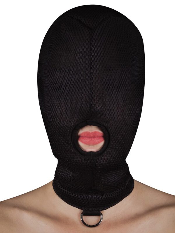 Ouch! Extreme Mesh One Hole with D-Ring: Kopfmaske