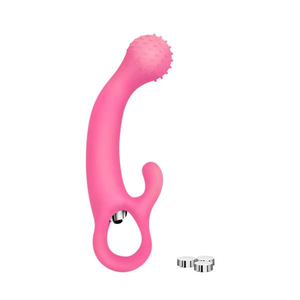 G-Spot Silikonvibrator mit Noppen, 18 cm