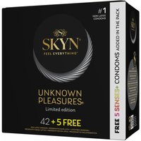 Kondom-Mix „Unknown Pleasures 42+5free“, latexfrei